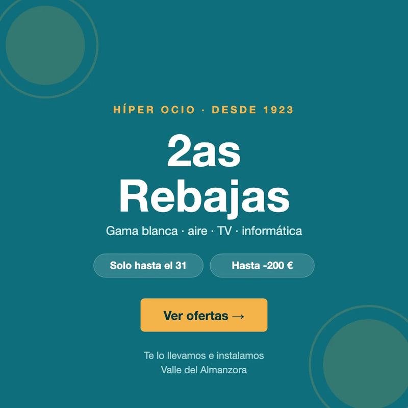 2as Rebajas de agosto en Híper Ocio