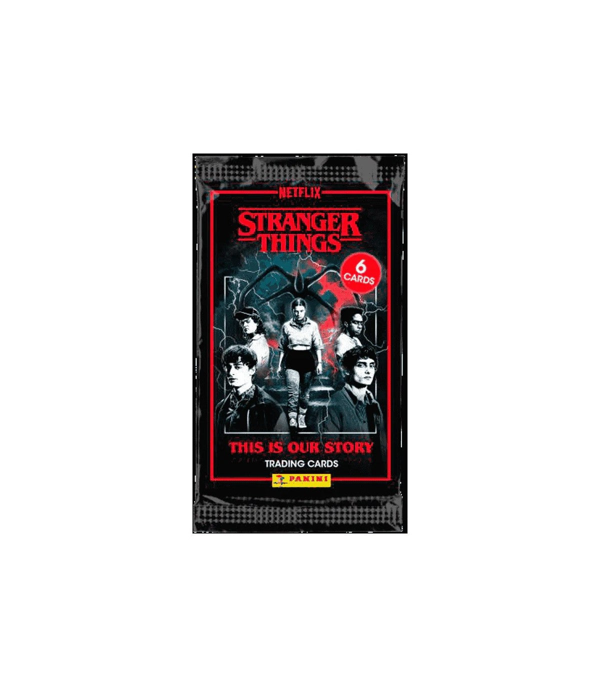 Panini Stranger Things Sobre Individual HC Trading Cards 6 Cartas