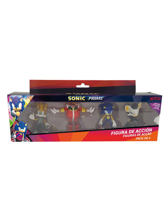 Bizak Sonic Figura Articulada Pack de 4 (64116040)