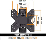 Infografía: Engel Soporte para televisor con doble brazo articulado hasta 42" (AC0591E)