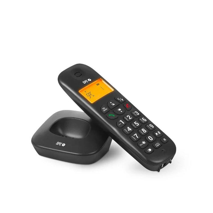 Spc Teléfono Inalámbrico Dect Digital Negro Air (7300NS)