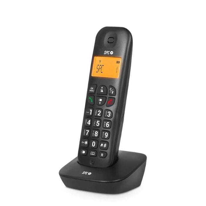 Spc Teléfono Inalámbrico Dect Digital Negro Air (7300NS)