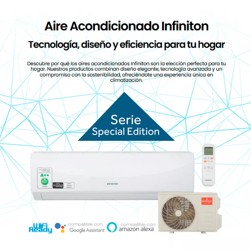 Aire Acondicionado Infiniton Inverter 6100 Frigorías A++ Eco Cool