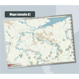 Infografía: mapa de Stalingrad Roads en tamaño A1