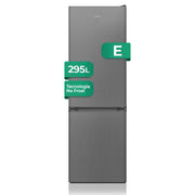 Frigorífico combi Svan SC185602ENFX inox de 295 litros, vista frontal