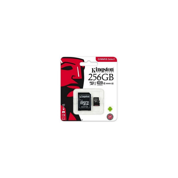 Kingston Memoria Micro SDHC 256 gb con adaptador (29871)
