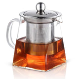 Tetera de cristal Cuperinox 350 ml con filtro de acero inoxidable