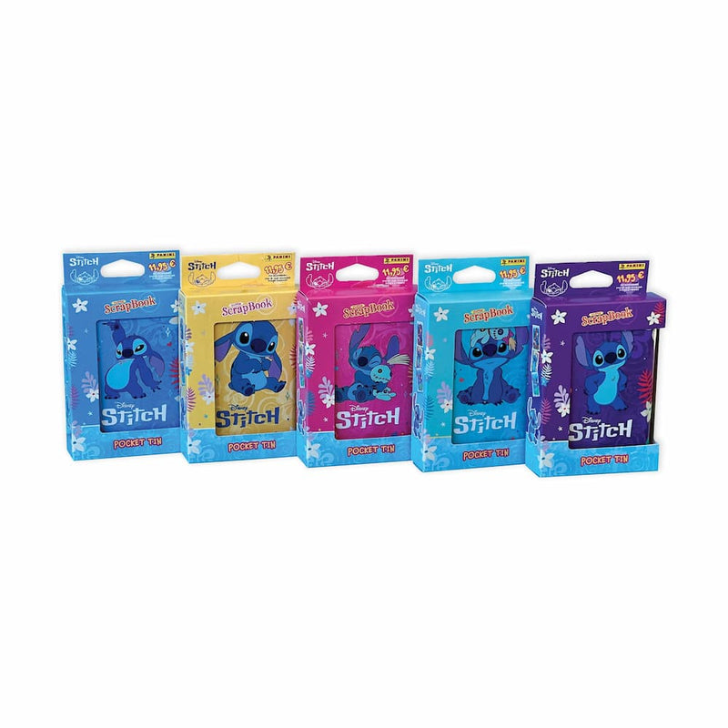 Panini Pocket Tin Stitch - Cajita Metálica + 10 Sobres