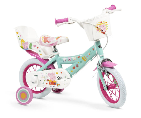 Bicicleta Toimsa 12" Peppa Pig (1298) - Primera Bicicleta para Niñas