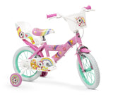 Bicicleta Infantil Toimsa 14" Unicornio Mágico - Con Ruedines y Cesta (14219)