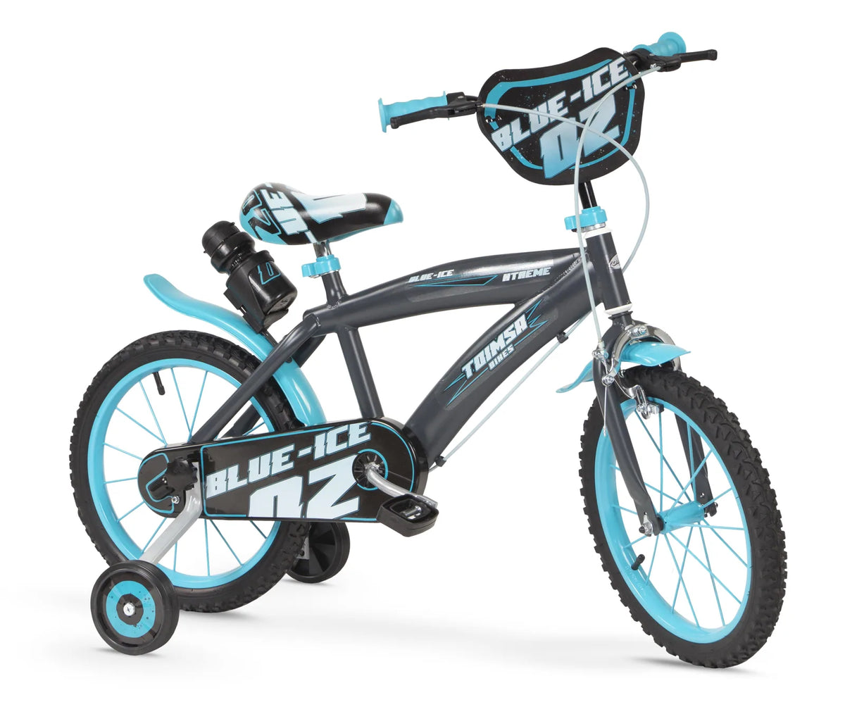 Bicicleta Infantil Toimsa 16" Blue Ice con Ruedines – Ref. 16226