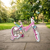 Toimsa Bicicleta 16" Peppa Pig Rosa (1695) en el parque