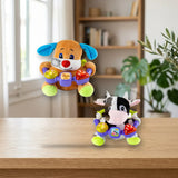 Toy Planet Baby Animal Funny Friend (81123) sobre una mesa de madera