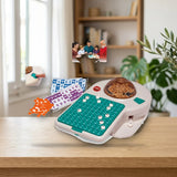 Toy Planet Bingo Electrico Game Planet Classics (22322) sobre una mesa de madera