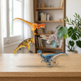 Toy Planet Dinosaurio Blandito con Sonido Surtido (76487) sobre una mesa de madera