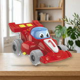 Toy Planet Vehículo Infantil Retrofricción (99145) sobre una mesa de madera