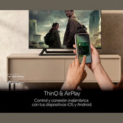 Control desde el móvil con ThinQ y AirPlay en el televisor Genium GTV24HD