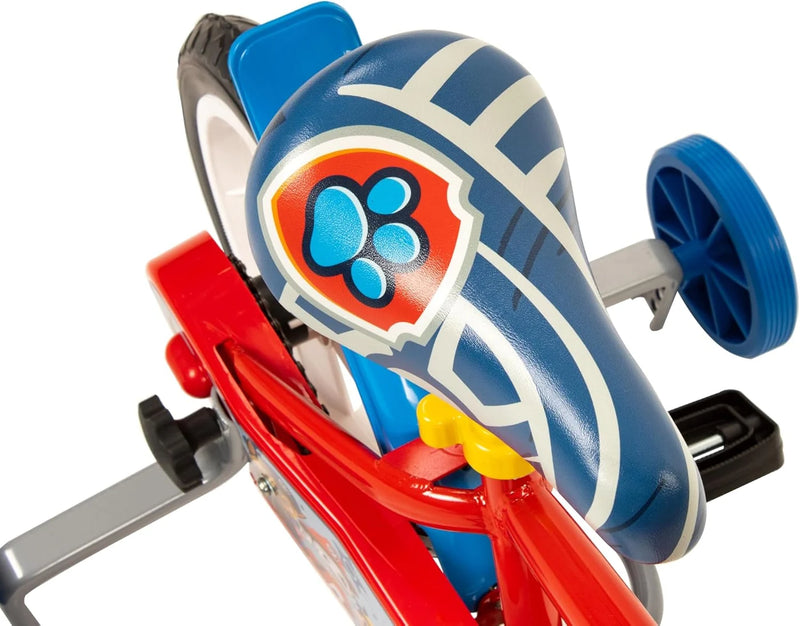 Detalle de los ruedines de seguridad de la bicicleta Toimsa 12'' Paw Patrol (1278)