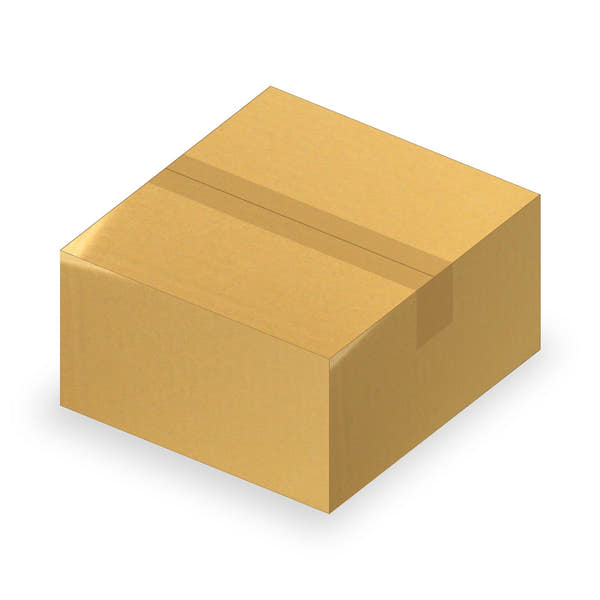 Caja de cartón 300×300×160 mm cerrada con cinta