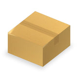 Caja de cartón 300×300×160 mm cerrada con cinta