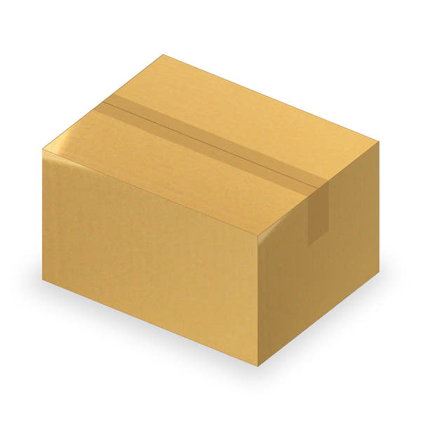 Caja de cartón 320×230×180 mm cerrada con cinta