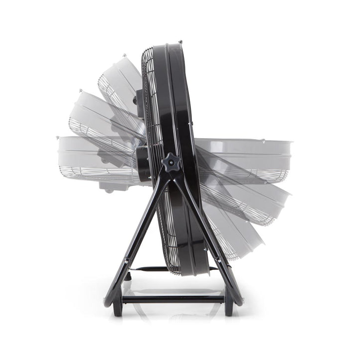 Orbegozo Ventilador Industrial Negro con ruedas 200 w. (PWT-3075)