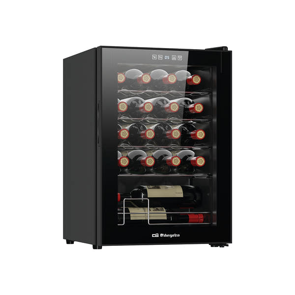 Vinoteca Orbegozo VCO 2000 con compresor - 20 botellas - vista frontal