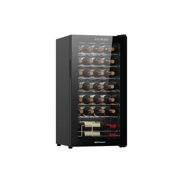 Vinoteca Orbegozo VCO 2800 con compresor - 28 botellas - vista frontal