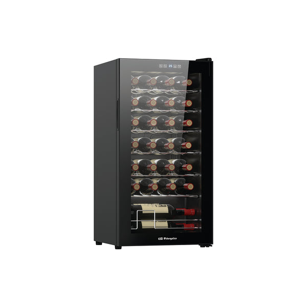 Vinoteca Orbegozo VCO 2800 con compresor - 28 botellas - vista frontal