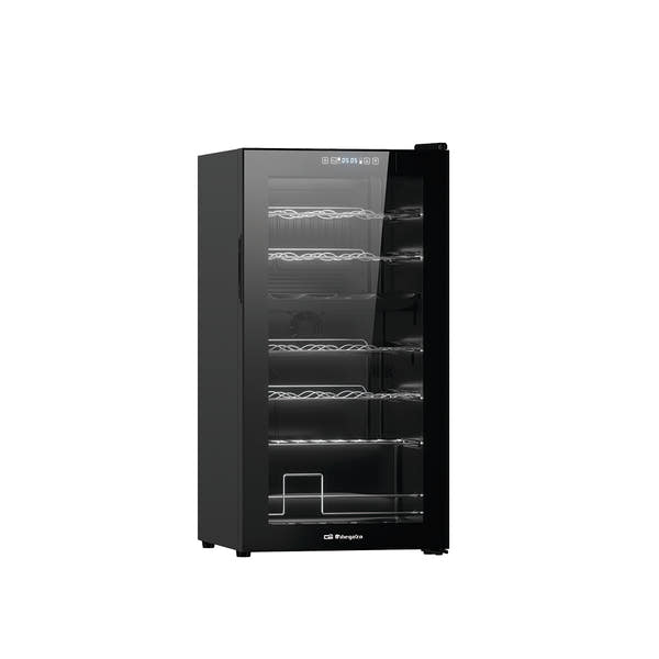 Vinoteca Orbegozo VCO 2850 Dual Zone con compresor - 28 botellas - vista frontal