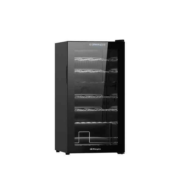 Vinoteca Orbegozo VCO 2850 Dual Zone con compresor - 28 botellas - vista frontal