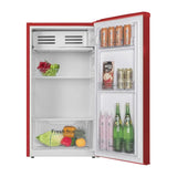 Frigorífico bajo encimera retro VOK EVR-85RDER 84x45 cm 85 L Rojo
