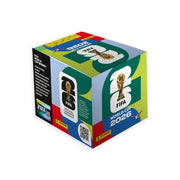 Caja display sellada con 50 sobres Panini FIFA World Cup 2026