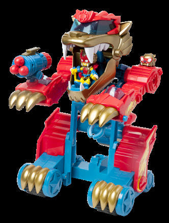 SuperThings Wild TigerBot Kazoom Energy: robot tigre transformable con garra y disparador