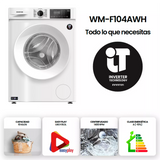 Lavadora Infiniton WMF104AWH 10 kg, tambor Tears Design