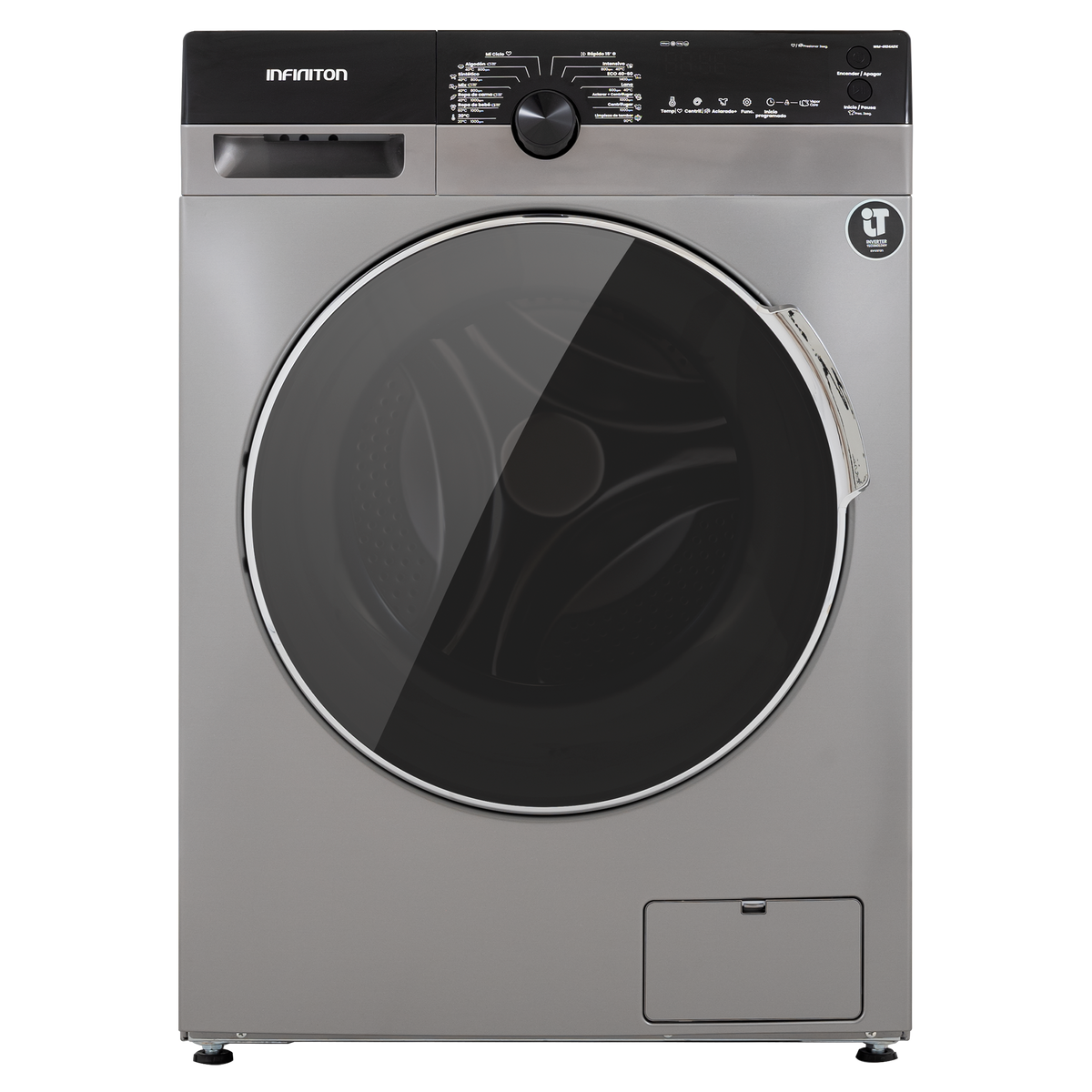 Lavadora Infiniton WM-G124ADX 12kg vista frontal