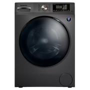 Lavadora Infiniton WM-S94ADX de 9 kg, carga frontal, 1400 rpm, clase A, Vapor Care, acabado Dark Inox