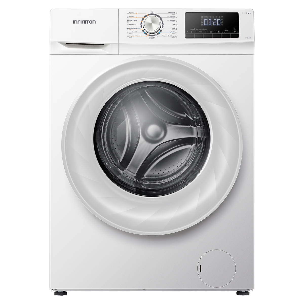 Lavasecadora Infiniton WSD-A85i Blanco - vista frontal