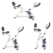 BH Bicicleta Estática X-Tri II - las tres posiciones de entrenamiento