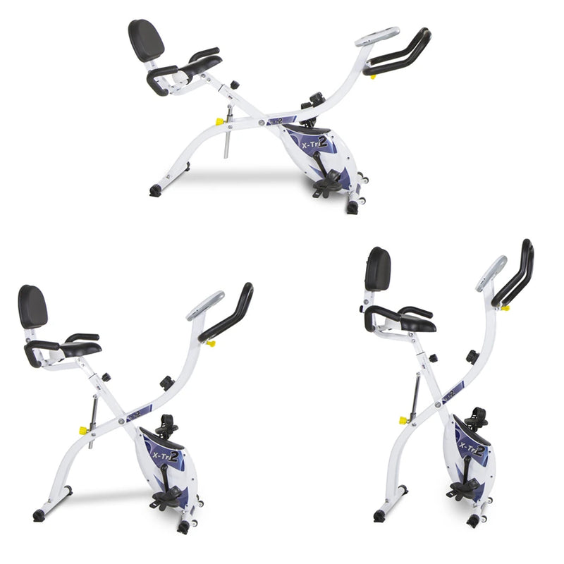BH Bicicleta Estática X-Tri II con Soporte - las tres posiciones de entrenamiento