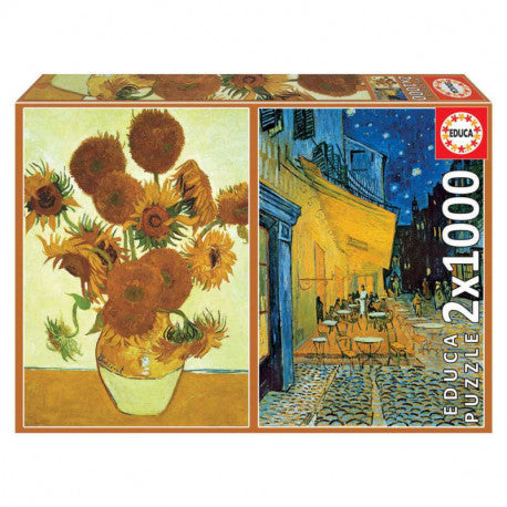 Educa Borrás - Puzzle 2x1.000 piezas van gong 18491 - Híper Ocio