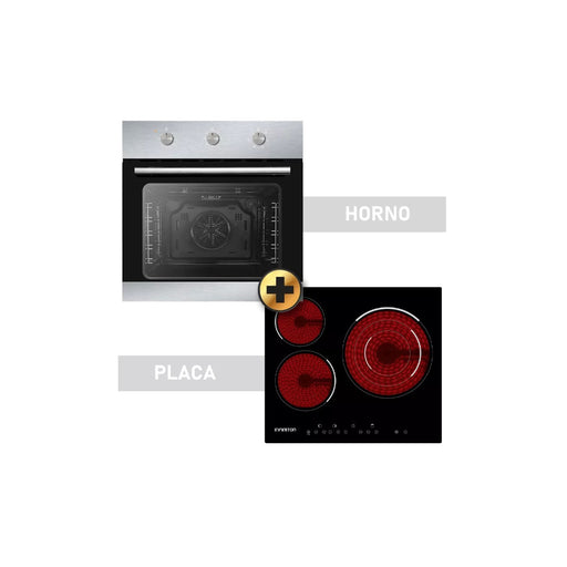 Infiniton Home Kit Conjunto Horno+Vitro (HV-6FBV3F) - Híper Ocio