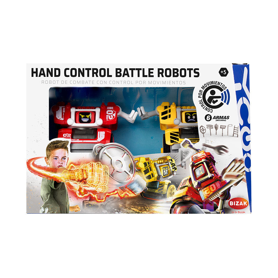 Bizak Hand Control Battle Robots (62008067) - Híper Ocio