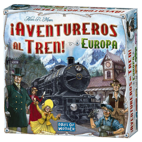 Caja de ¡Aventureros al Tren! Europa edición en español