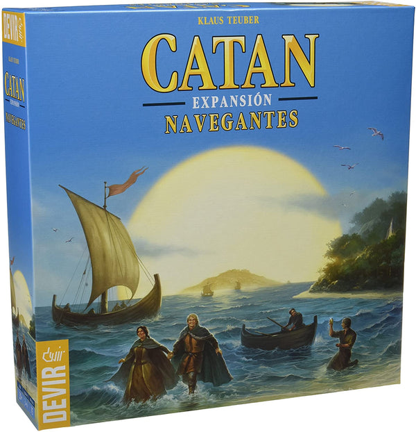Caja del juego Catan Navegantes de Devir