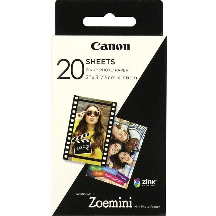 Canon Papel fotográfico instantáneo Zoe Mini 20 uds. (ZP-2030)