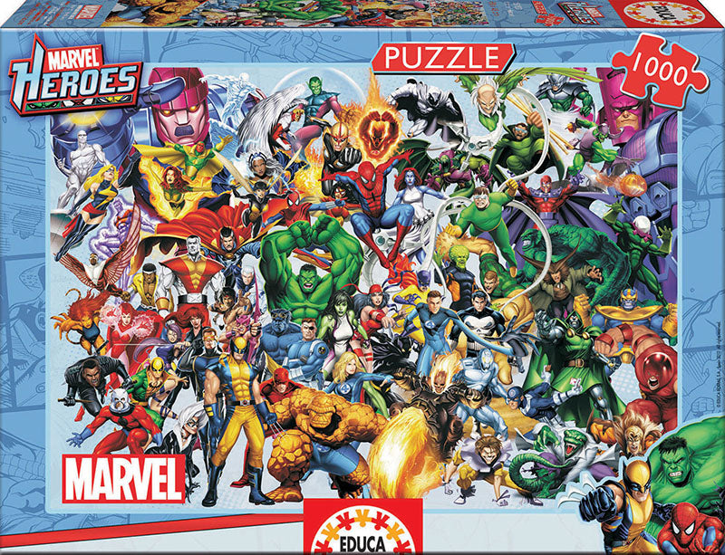 Educa Borras Puzzle 1000 Héros Marvel (15193)