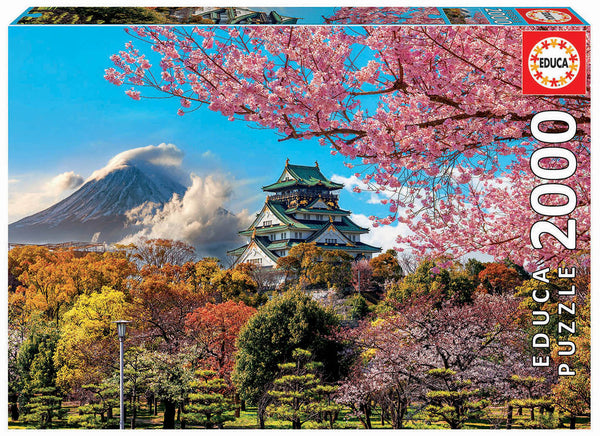 Educa Borrás Puzzle 2.000 Castillo de Osaka Japón (19276) - Híper Ocio