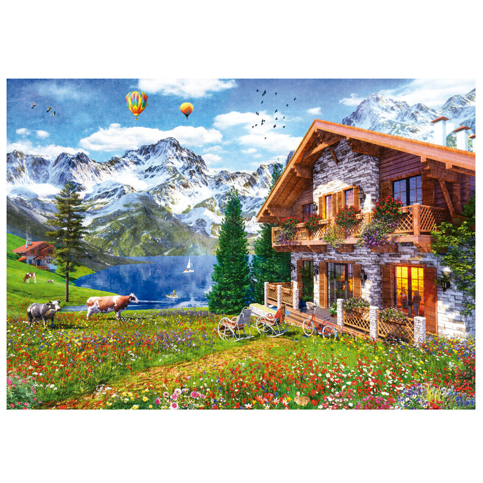 Educa Borrás Puzzle 4000 Maison dans les Alpes (19568)