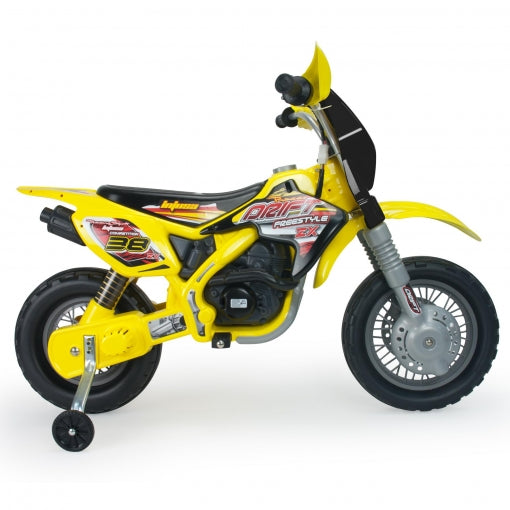 Injusa Moto Thunder Max VX 12V Amarilla (6811) - Híper Ocio